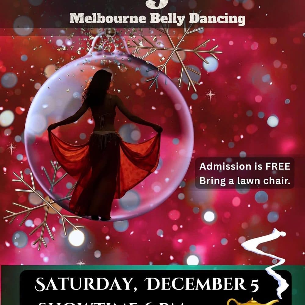 Melbourne Belly Dancing Holiday Hafla flyer